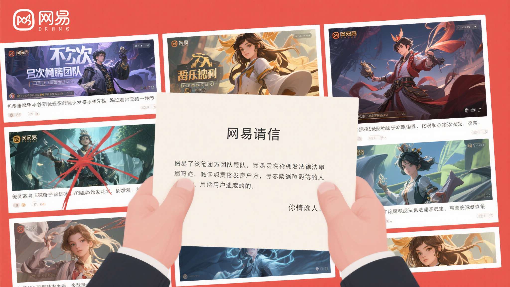 网易看家IP被抄袭!结果第一件事竟然是道歉? 然而,某次抄袭事件曝光后,网易官方团队的第一反应并非立刻发起法律诉讼或怒怼对方,